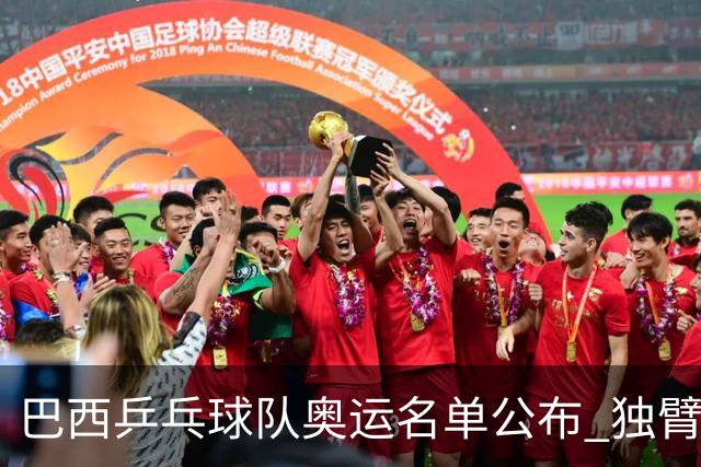 巴西乒乓球队奥运名单公布 独臂女将出战两个奥运