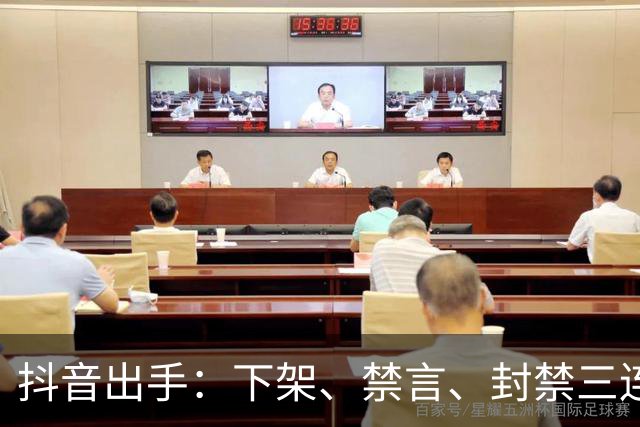 抖音出手：下架、禁言、封禁三连