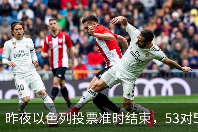 昨夜以色列投票准时结束，53对50，内塔尼亚胡遭遇重大挫折